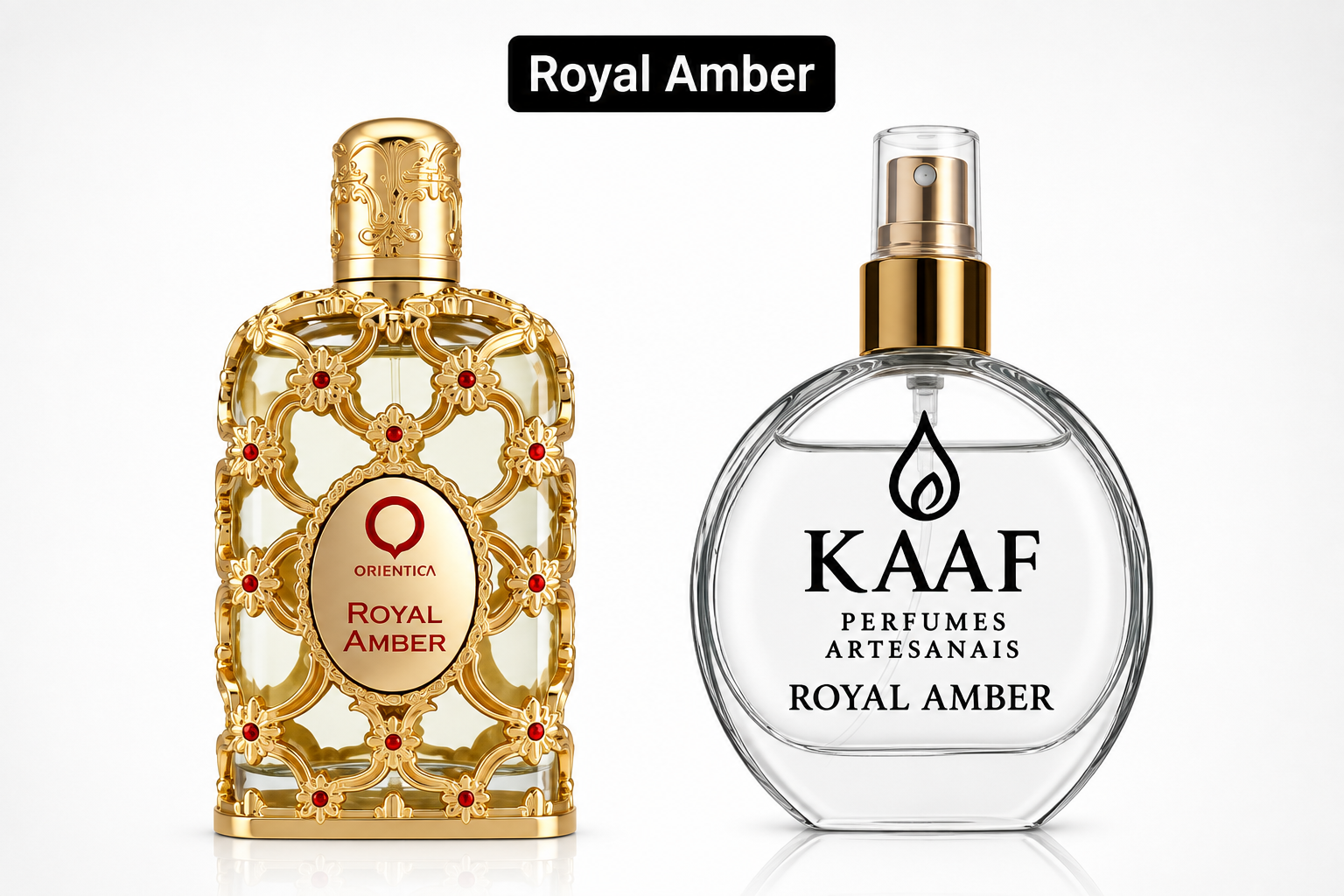 Perfume KAAF Royal Amber 60ml – Perfume Artesanal Unissex Inspirado